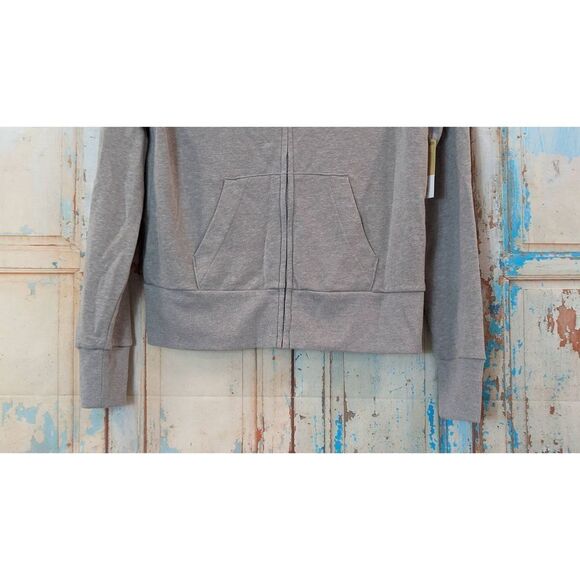 There Abouts Girls Size Medium (10/12) Grey Full Zip Sweatshirt Hoodie - Picture 2 of 8